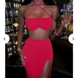 Beautiful ribbed two piece set